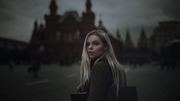 Girl in Moscow Photo